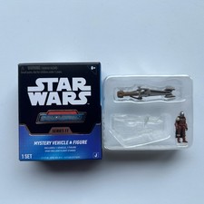 STAR WARS MICRO GALAXY SQUADRON   SERIES 11 MANDALORIAN SPEEDER   DIN DJARIN