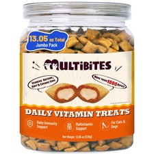 13.05 oz Cat Vitamins Treats with Taurine , 7-in-1 Multivitamin and Supplem...