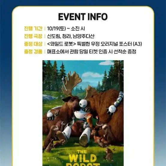 Wild Robot 2 Posters, Pre-Owned, 2 pcs