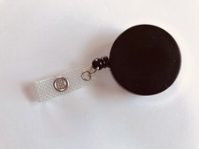Heavy Duty Metal Retractable Badge Reel w/ Nylon Cord  Belt Clip