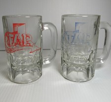 Super Rare, 80’s Vintage Syracuse University “Jab“ Beer Mugs Pair