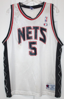 NBA Nets Vintage Chammpion #5 Jason KIDD Jersey Size Large