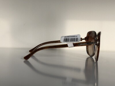 プラダ　z16 サングラス　SPR04N BF4-6S1 61□17 135 Prada SPR 04N BF4-6S1 Oval Havana Brown Gradient Sunglasses