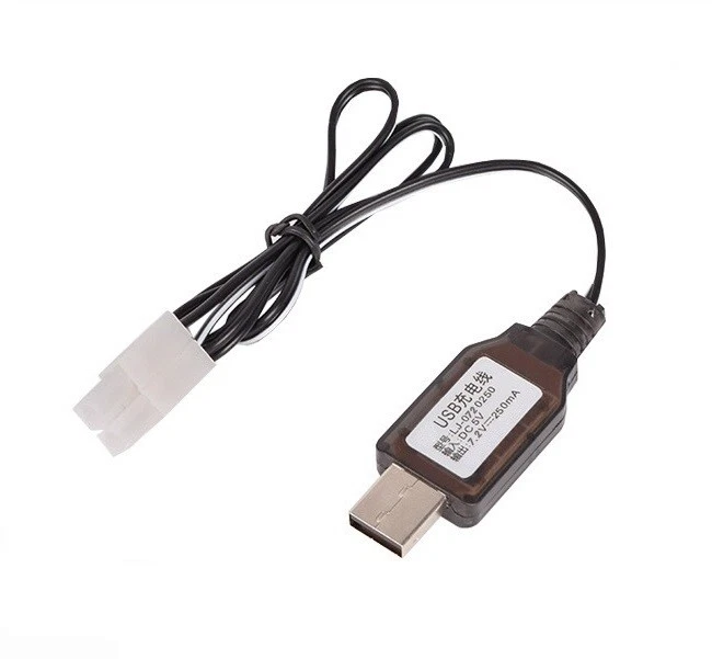 7.2V 250mA USB Charger Tamiya Connector Plug NiMH NiCD RC Model Battery Pack New - Image 2 of 4