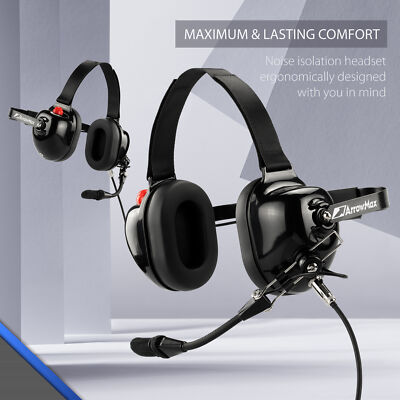 2-Way Radio Headphone with New Noise Isolating Design for Sepura STP8000