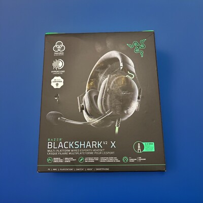 Razer Blackshark V2 X Black Over the Ear Gaming Headset