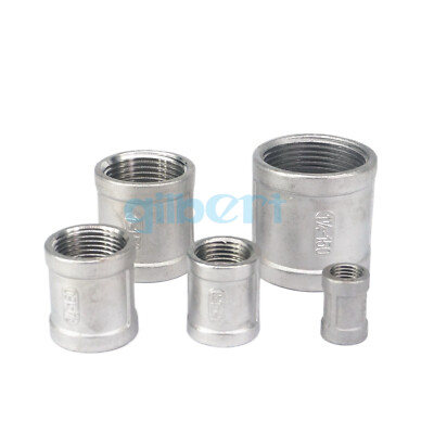 1/8'' to 2'' BSP Female Equal 304 Stainless Steel Pipe Fitting Coupling Connector