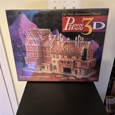 Puzz 3D Bavarian Mansion 418 Pc Puzzle 1994 NEW SEALED