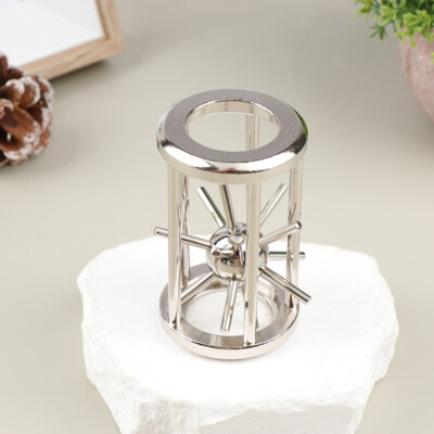 Classic Puzzle High IQ Cage Star Tooth Metal Brain Teaser Magic Baffling T YP
