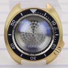 44mm Sapphire glass automatic Turtle Watch Case nh35 For Seiko nh36 nh38Movement