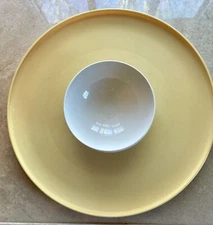 Vintage Tupperware Dip-n-Serve Chip and Dip/Veggie Server Tray Bowl and Lid