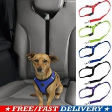 1/2PCS Cat Dog Pet Safety Seat belt Clip for Car Vehicle Adjustable Harness Lead