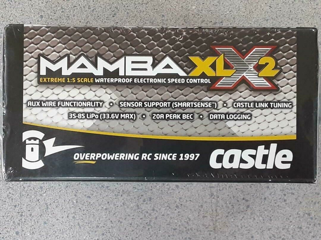 Castle Creations Mamba XLX 2 1/5 Scale Sensored Brushless Castle Creations Mamba XLX 2 1/5 Scale Sensored Brushless
