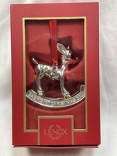 2023 Lenox Baby's 1st Christmas Rudolph Reindeer Ornament 894465 New Mint in Box