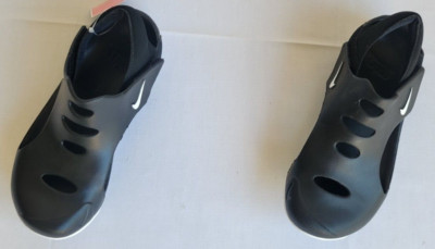 Kids Size 9C Black White Nike Sunray Protect 3 (TD) Sandals DH9465-001