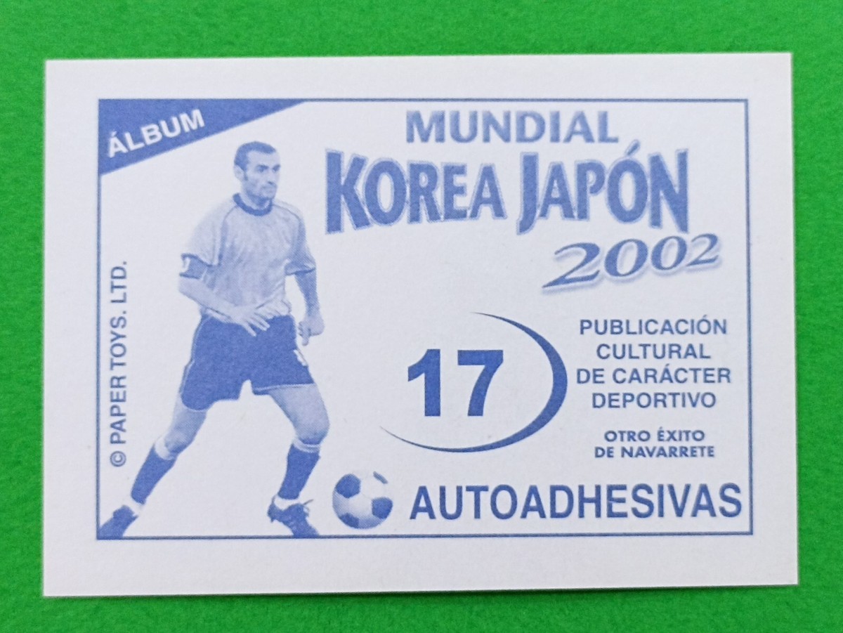 2002 Navarrete Korea Japan World Cup FIFA #017 URUGUAY SOCCER TEAM