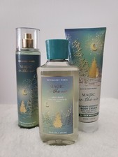 3 Pcs Set Bath  Body Works Magic In The Air Mist Body Cream  Shower Gel 3x Lot