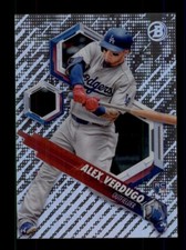 2018 BOWMAN HIGH TEK ALEX VERDUGO ROOKIE RC PATTERN 2 DIAGONAL LINES