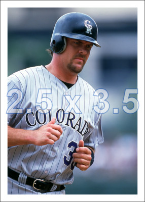 Larry Walker - 2000 Colorado Rockies - choose a size - color print | eBay