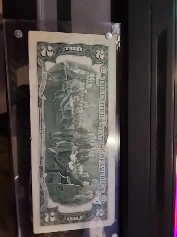 us paper money 2 dollar bill - Image 2 of 2