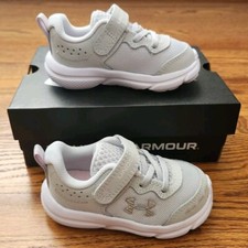 Under Armour Shoes GINF Assert 10 AC Little Girls' 5K Gray/Pink NIB