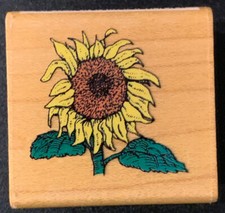 Comotion Sunflower Rubber Stamp