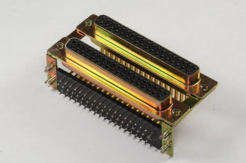 DPB37FN7T2/37FN7T20 Positronic D-Sub Dual Port Connector 2x 37 Pos 2 Row C Shell - Image 2 of 4
