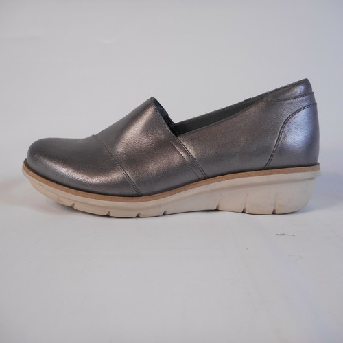 Dansko Julia Metallic Brush Off Damen Größe 36 Zinn Slipper Clog Schuhe - Bild 6 von 9