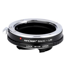 K F Concept Adapter mount for Sony Alpha Minolta Lens to Leica M L/M camera