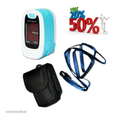 Finger Pulse Oximeter Portable Heart Rate Monitor SpO2 Blood Oxygen Meter Sensor
