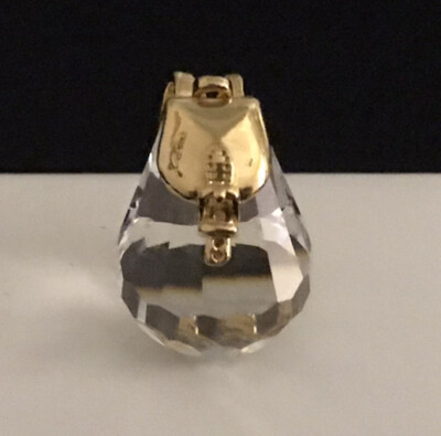 Swarovski Crystal Memories Mini Gold Knapsack backpack Figurine