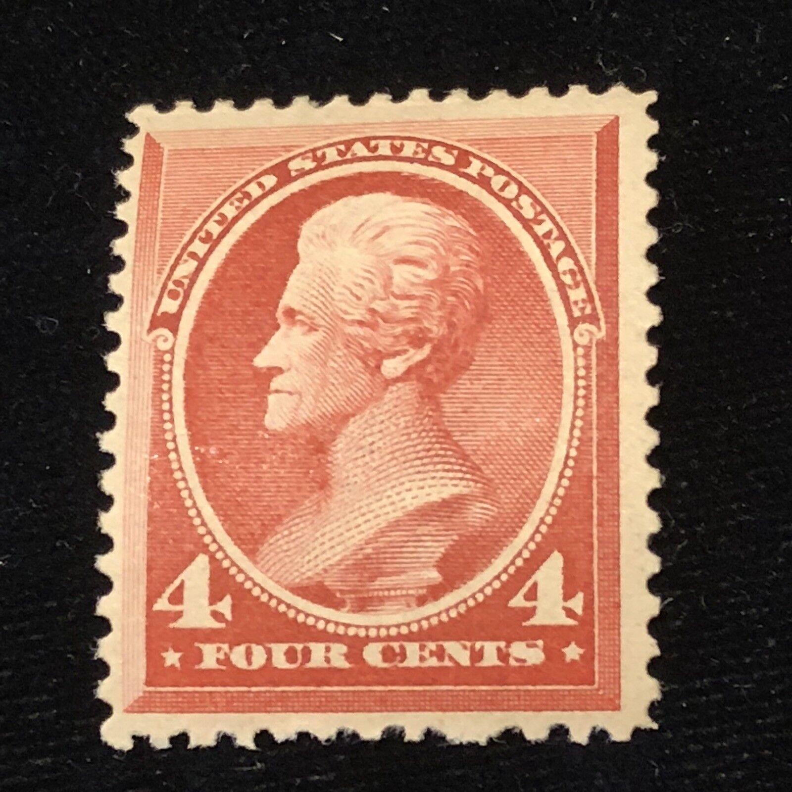 US Stamp # 215. 4 新版 流行に Cent. Mint Co Great No . Make Offers Hinge.