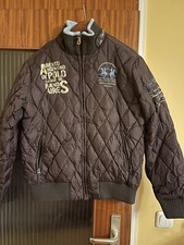 La Martina Vintage Esclusivo Piumino Giacca Unisex Marrone Tg M D 38-40 H 46-48OTTIMO