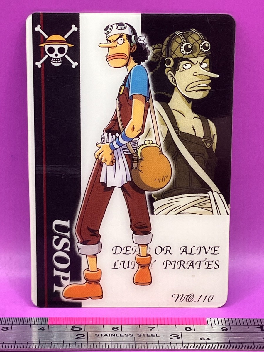Usopp 110 One Piece King of Pirates Gummy Card 2003 BANDAI TCG