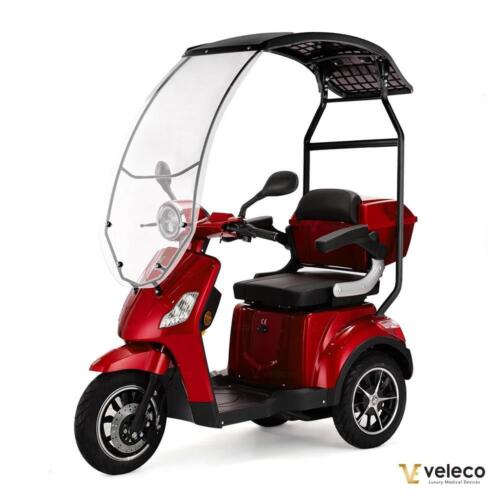 Veleco DRACO - Scooter de movilidad con capota 3 ruedas litio/ácido-plomo - Afbeelding 1 van 34