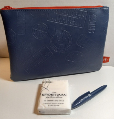 Spider-Man NO WAY HOME Travel Zipper Pouch With Pen And Tissue