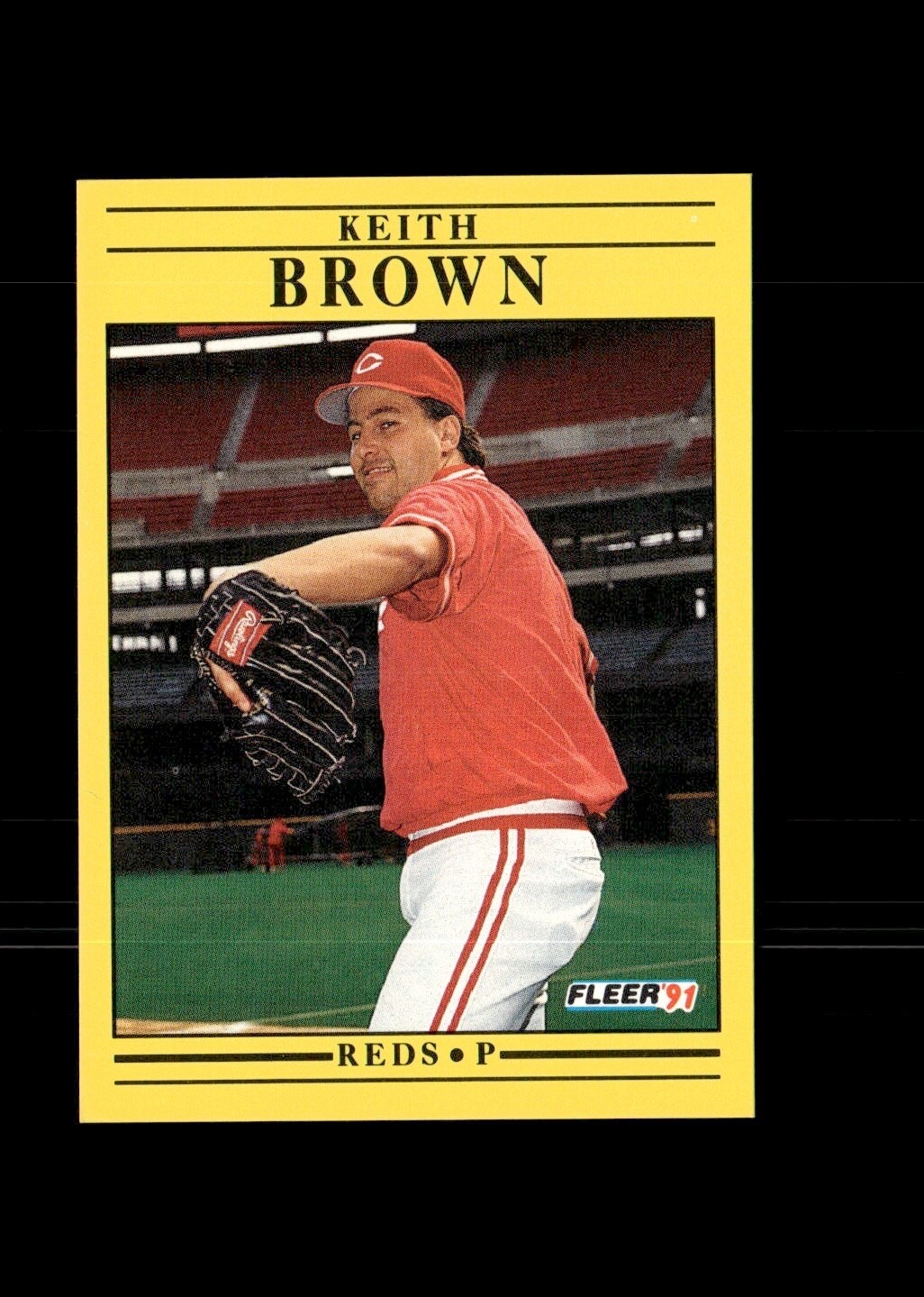 1991 Fleer - #58 Keith Brown