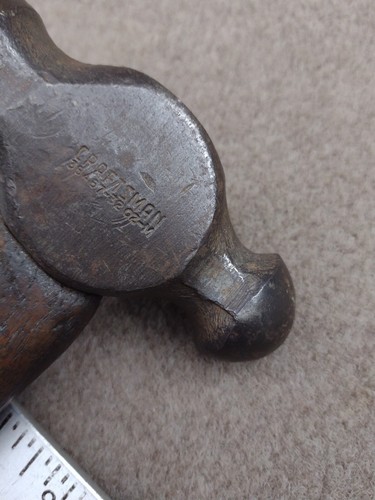 Vintage Craftsman 32oz Ball Peen Pein Hammer 16" Wood Handle M Series 38467 Tool - Picture 7 of 24