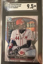 2023 Bowman Mega Box #BCP-65 Call Up Elly De La Cruz SP SGC9.5
