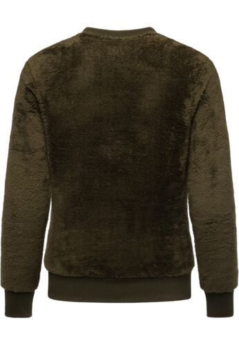 Damen Sweatshirt Teddy Pulli Sweatjacke Plüsch Hoodie Pullover RD-021 - Bild 3 von 11