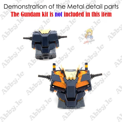 Juego de piezas adicionales con detalles de metal para PG 1/60 Banshee Unicorn 02 JAOParts RX-0 - Imagen 11 de 12
