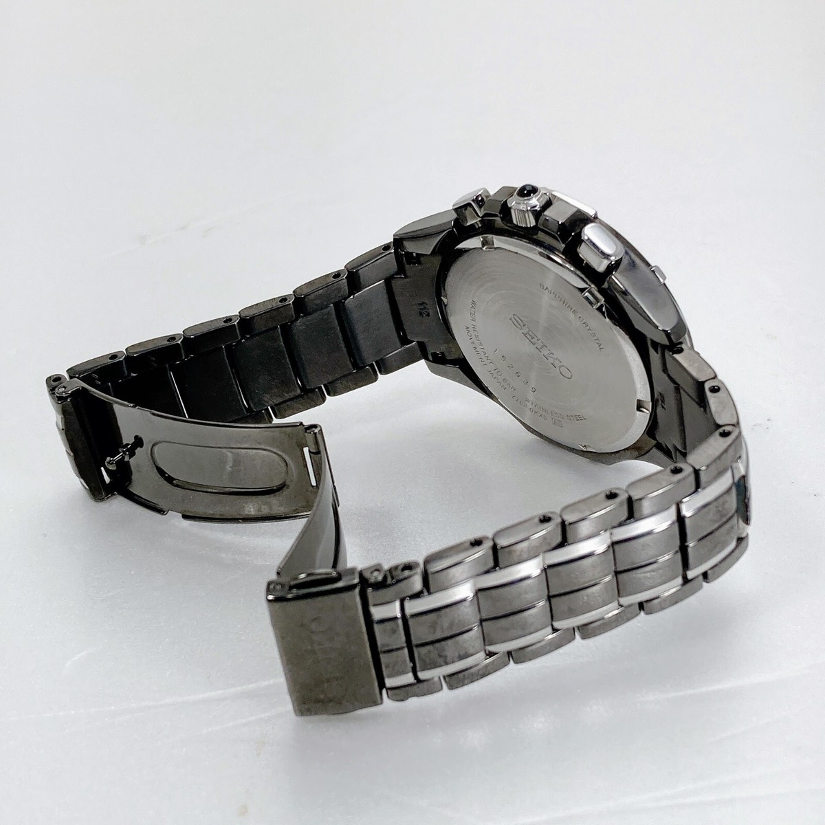 SEIKO Coutura 7T62-0KX0 Black Alarm Chronograph Stainless SEIKO Coutura 7T62-0KX0 Black Alarm Chronograph Stainless