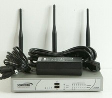 SonicWall TZ 215W Managed Firewall ALP24-08F w/ Antennas  PSU j815