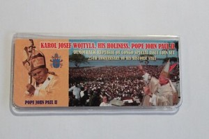 Congo Karol Joseph Wojtyla, His Holiness Pope John Paul II Franc Coin Set