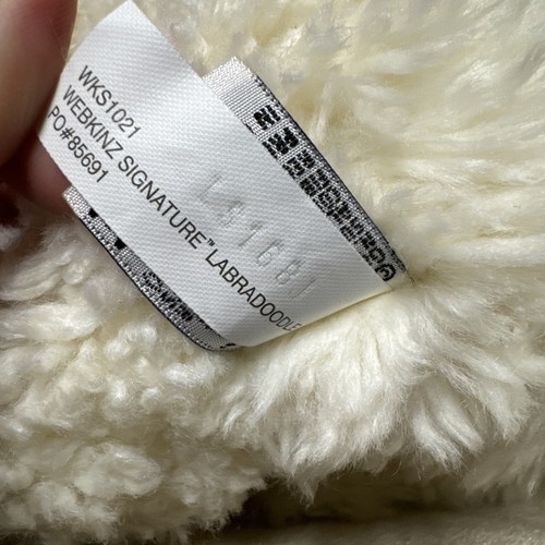 GANZ - Webkinz Signature Labradoodle (No Code) WKS1021 Cream Puppy Plush Animal - Picture 5 of 6