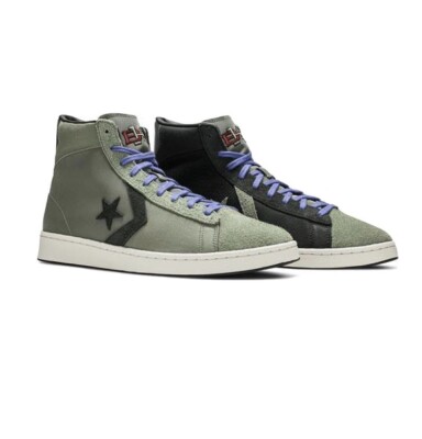 Converse Pro Leather Mid Black History Month BHM 2020 Men Size 7.5