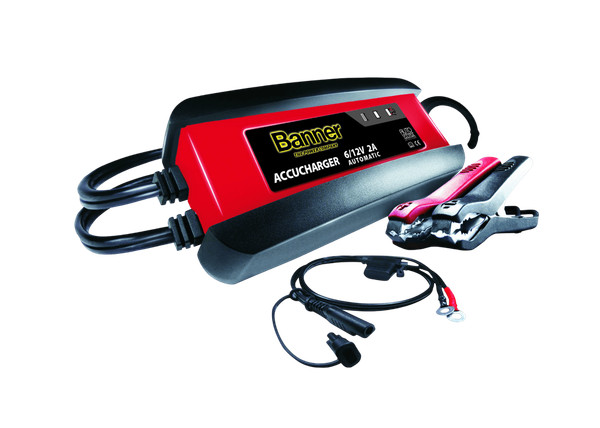 Banner Accucharger 2A 6V+12V LadegeräT Vollautomatisch BatterieladegeräT-image
