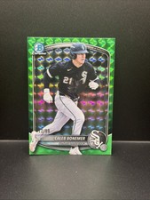 2025 Bowman Draft - Chrome Caleb Bonemer - Green Geometric Refractor /99 (RC)