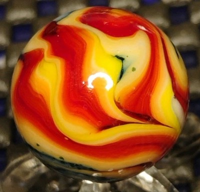 .75'' JABO MARBLES HILLBILLY MAGIC VHTF SWIRL TOY MINT