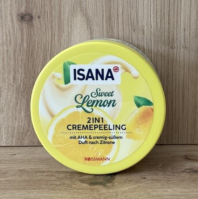 (79,96 /L) Isana Cremepeeling Sweet Lemon Cremig- Süße Zitrone 250ml